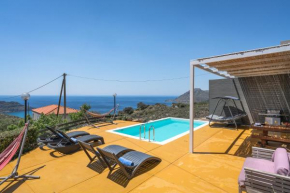 Seaview Villa Mirthios Panorama with Private Swimming Pool and BBQ!